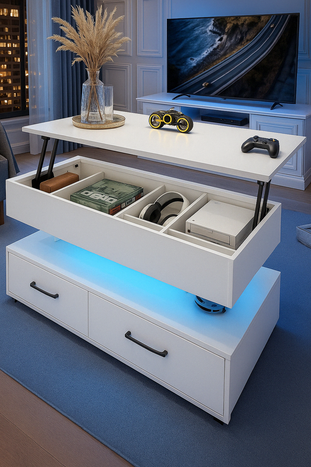 Table with LED Light