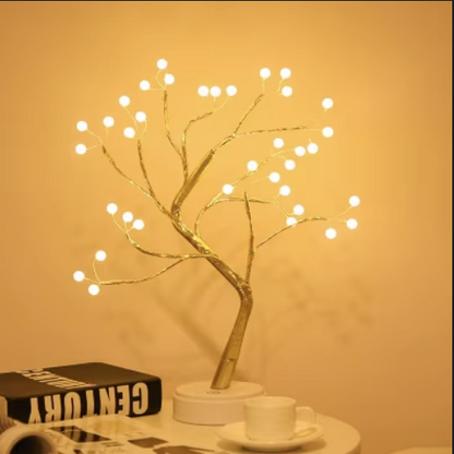 LED Tree Copper Wire Lamp