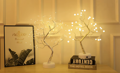 LED Tree Copper Wire Lamp